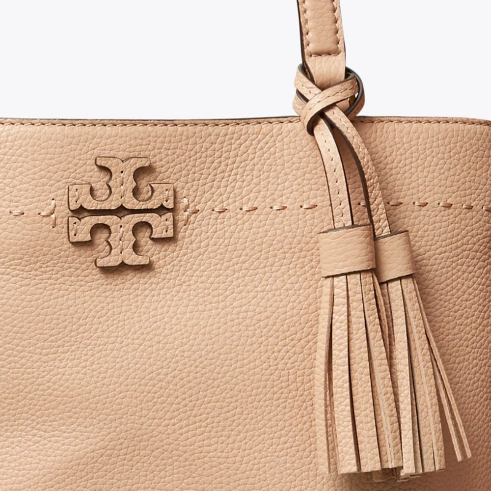 Tory Burch Devon Sand McGraw Tote - Picture 3 of 5